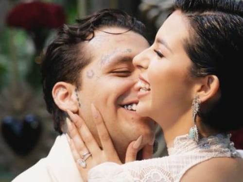 Nueva vidente predice embarazo  y “deterioro de la relación” entre Ángela Aguilar y Christian Nodal