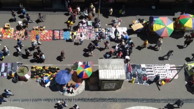 Comercio ambulante en Concepción