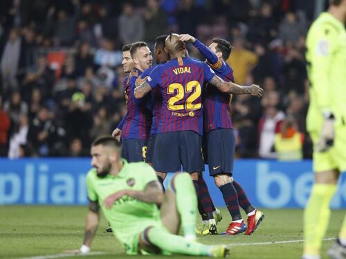 Minuto a minuto: Barcelona vence sin problemas al Levante y está avanzando en la Copa del Rey