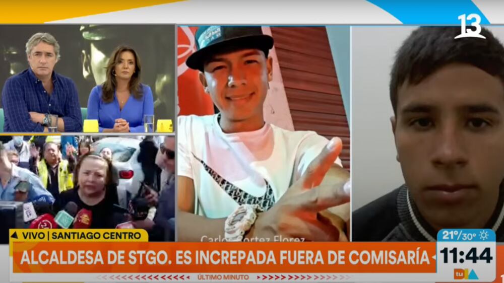 Vecina enojada | Captura: Canal 13