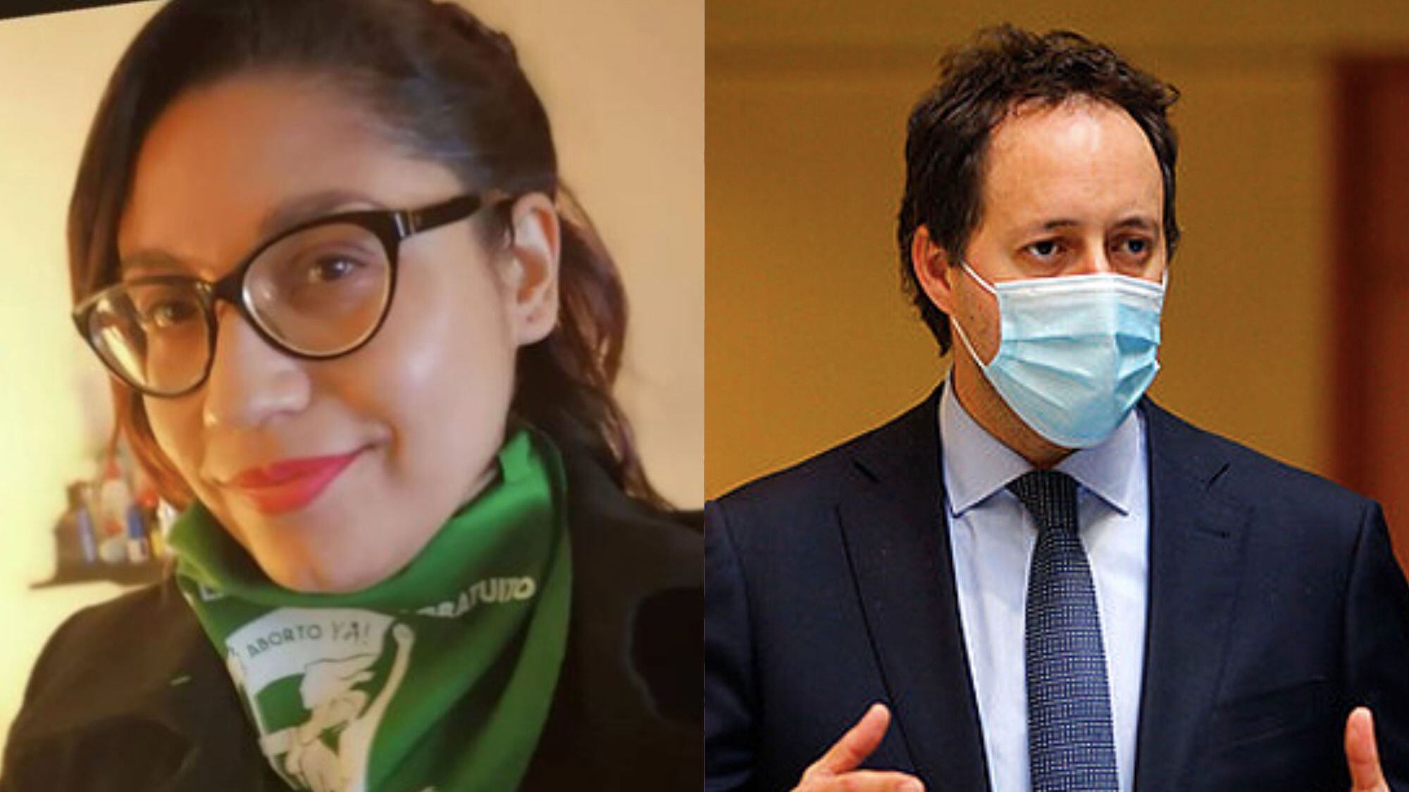 Alejandra Valle y el diputado republicano, Cristóbal Urruticoechea | Fuente: Aton e Instagram