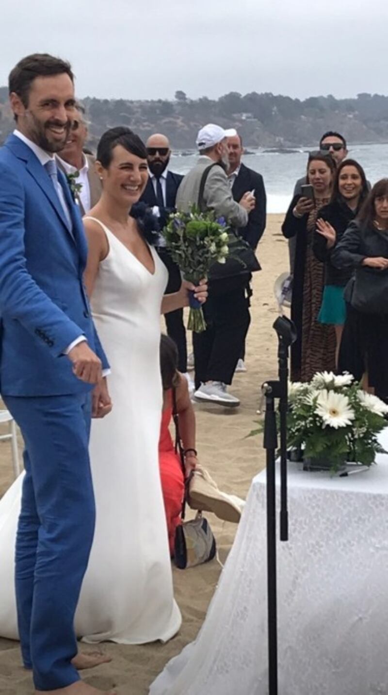 Blanca Lewin y Daniel Matamala
