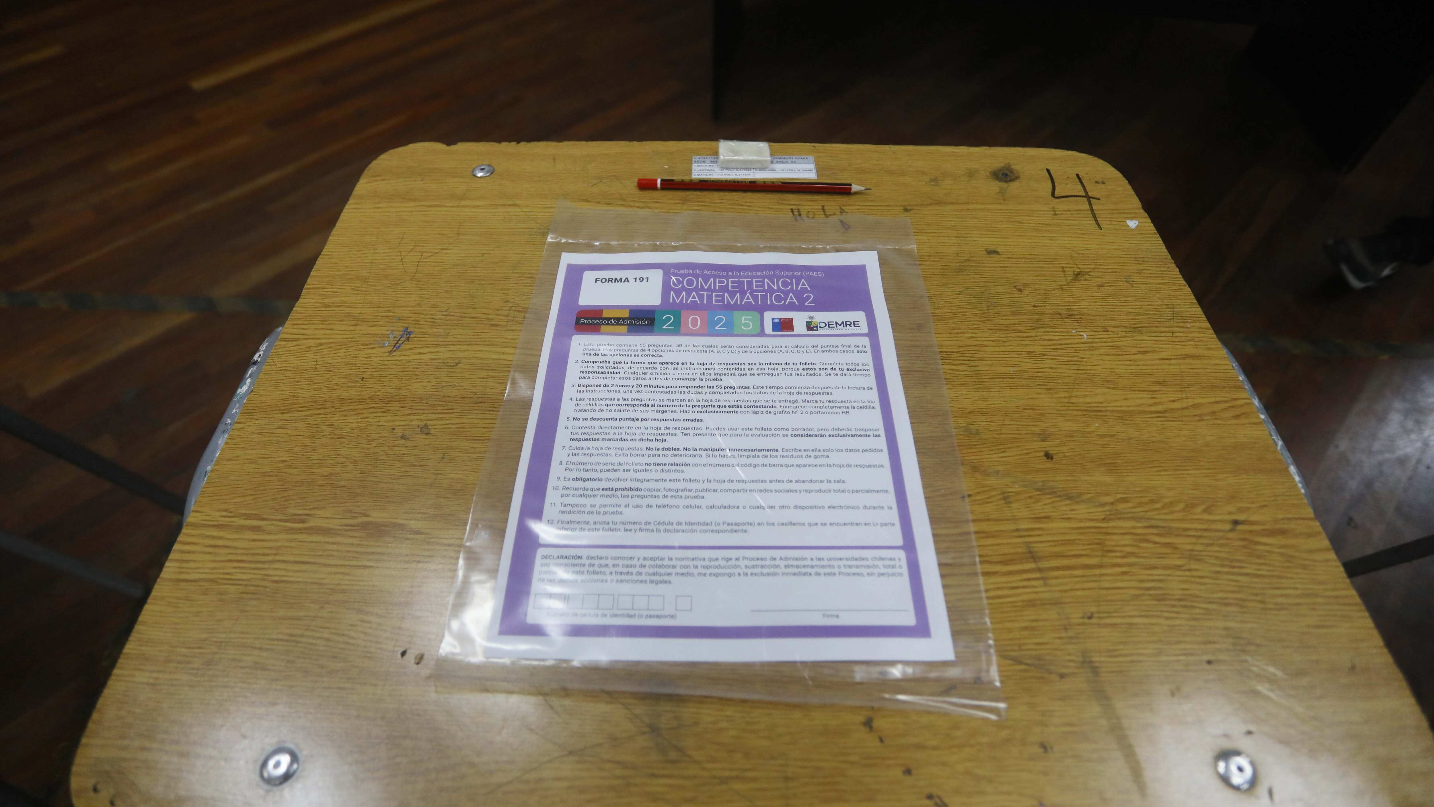 Rendición de la PAES 2024