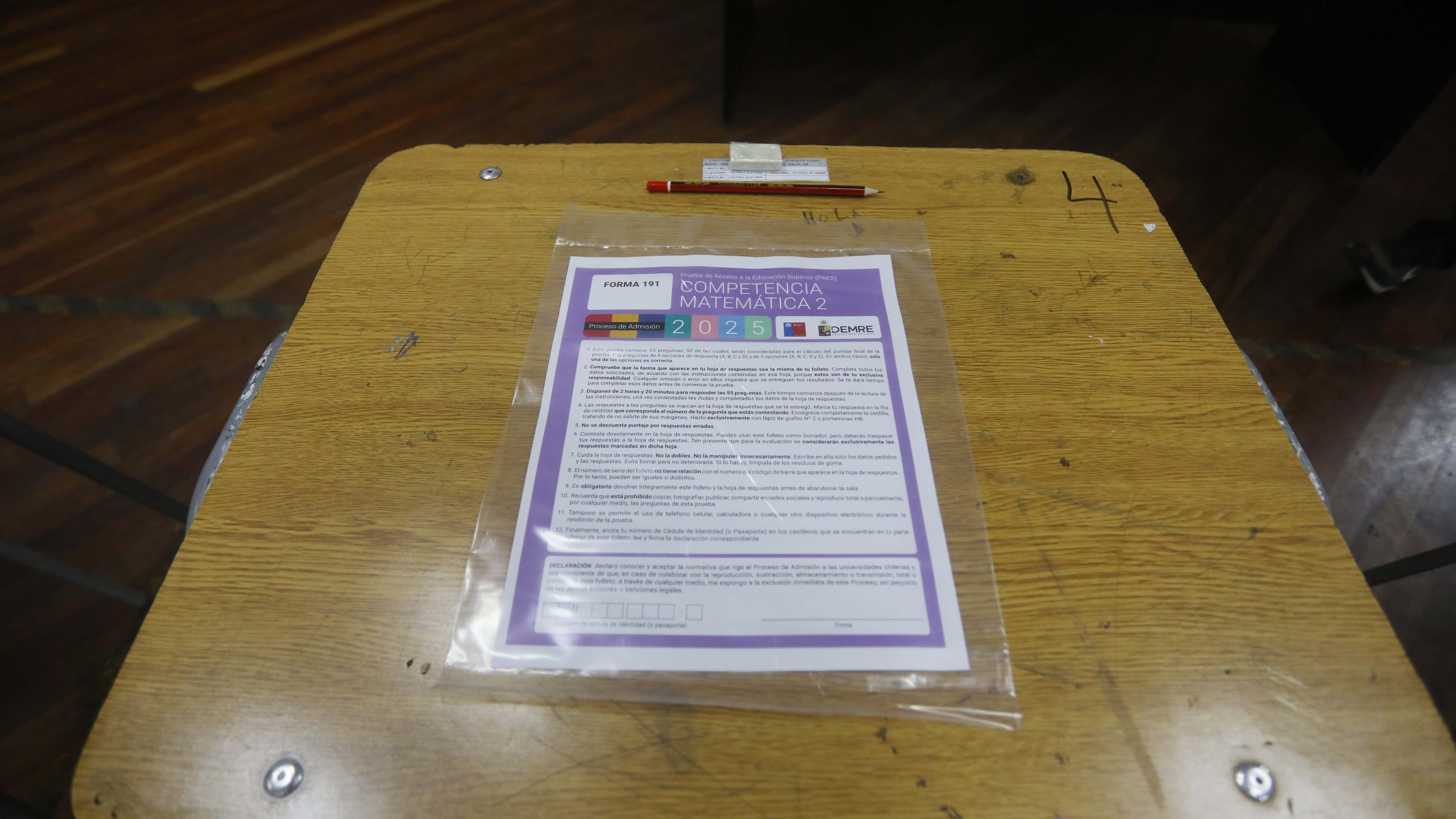 Rendición de la PAES 2024