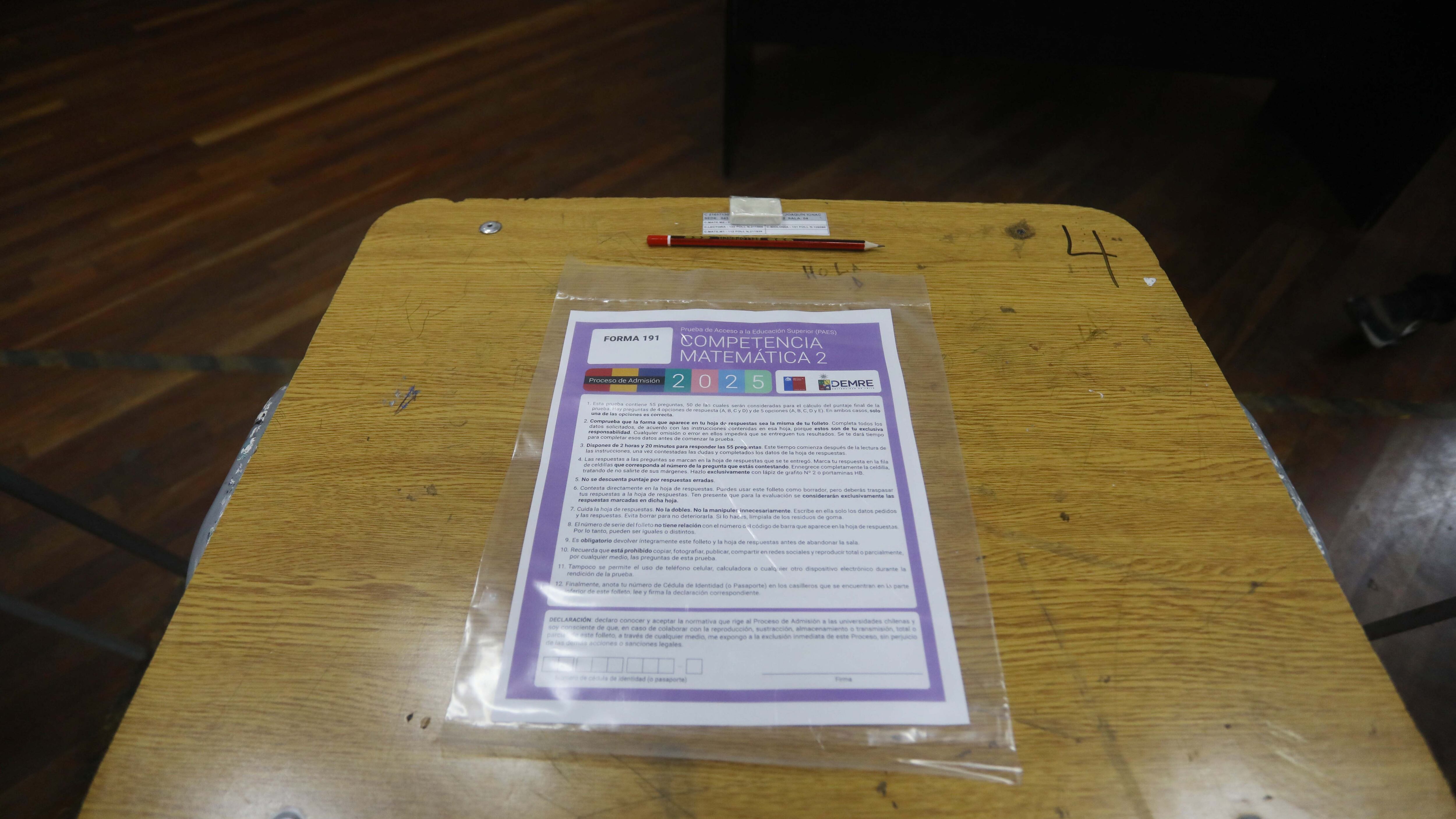 Rendición de la PAES 2024