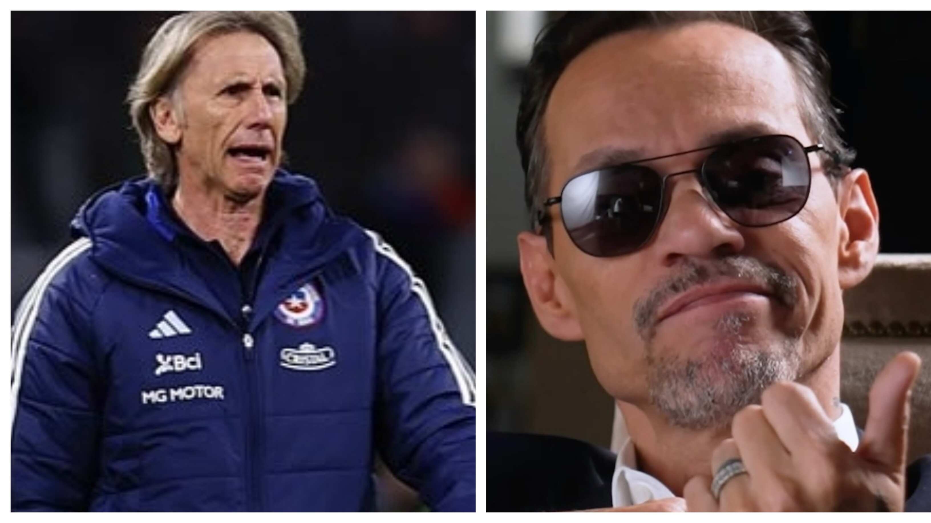 Prensa argentina dio cuenta de la supuesta maldición que tendría el entrenador de la selección chilena con el cantante en su paso por sus anteriores equipos.