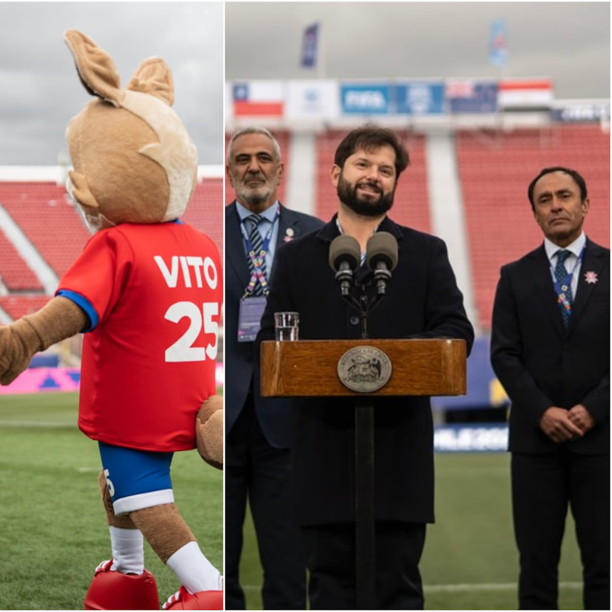 Presidente Boric visita Estadio Nacional antes del Mundial Sub-20 Presidente Boric visita Estadio Nacional antes del Mundial Sub-20