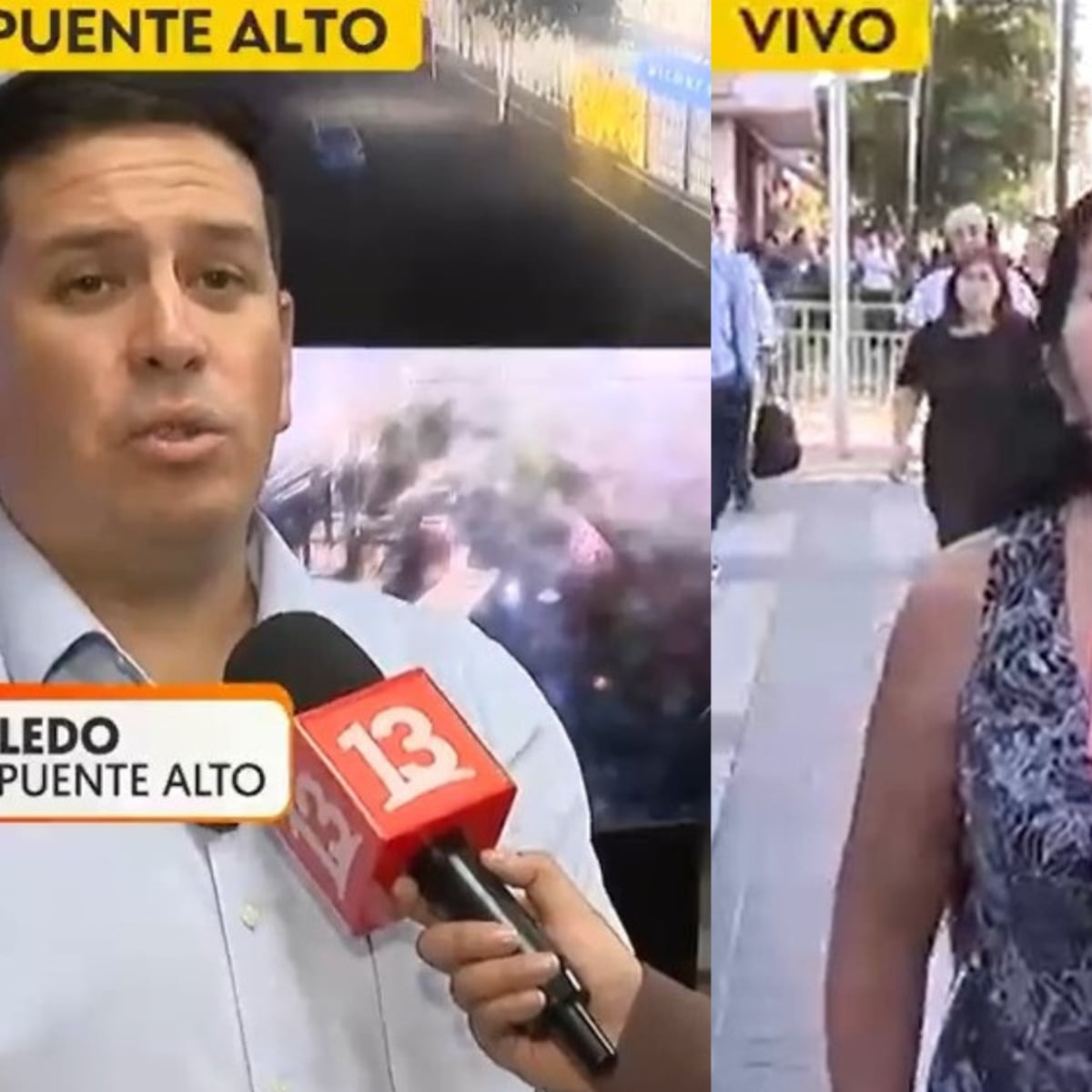 Vendedoras ambulantes encaran al alcalde de Puente Alto por fin de permisos Vendedoras ambulantes encaran al alcalde de Puente Alto por fin de permisos