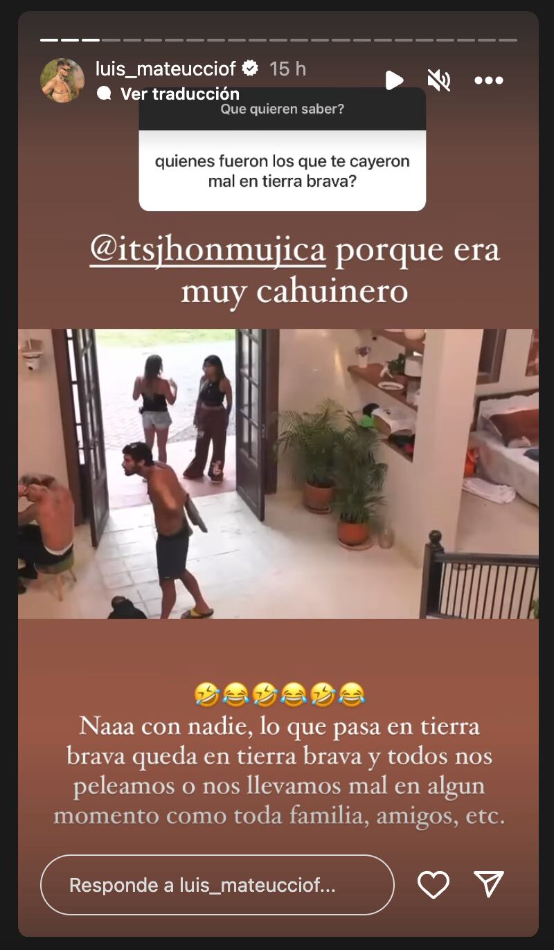 Historia de Luis Mateucci | Fuente: Instagram