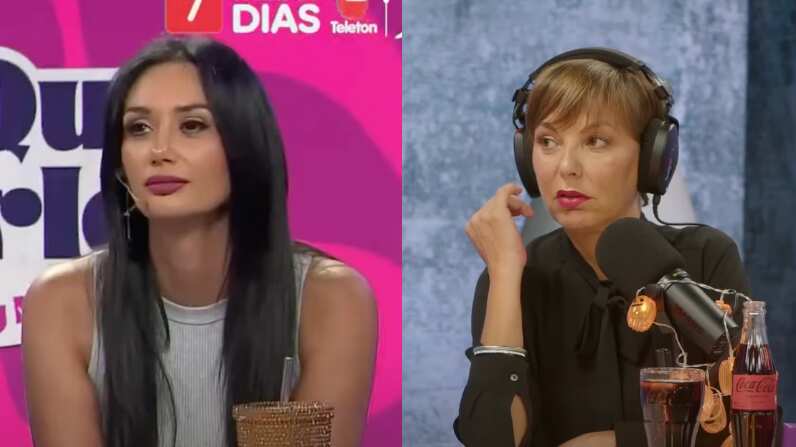 Pamela Díaz y Fran García-Huidobro | Captura: Hay que decirlo y Di la verdad Rosa
