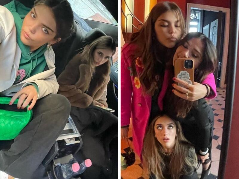 La hija de la actriz y la del director de cine son muy amigas
