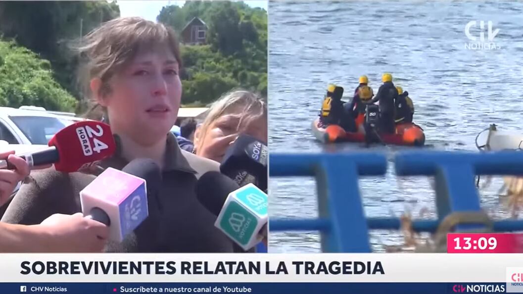 El fuerte testimonio de mujer que sobrevivió al naufragio de embarcación en Bahía Mansa