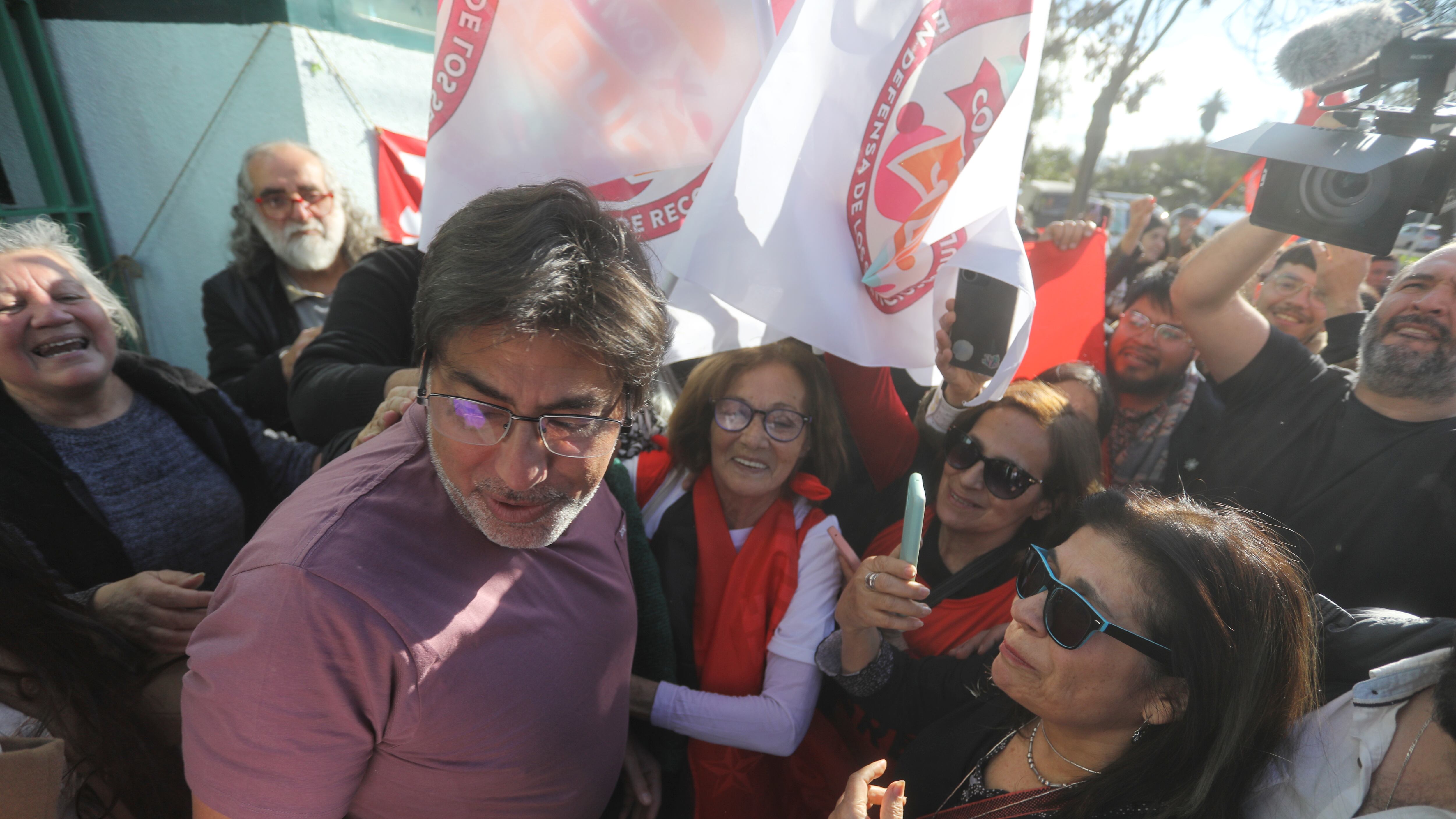 Daniel Jadue sale de Capitán Yáber. / AGENCIAUNO