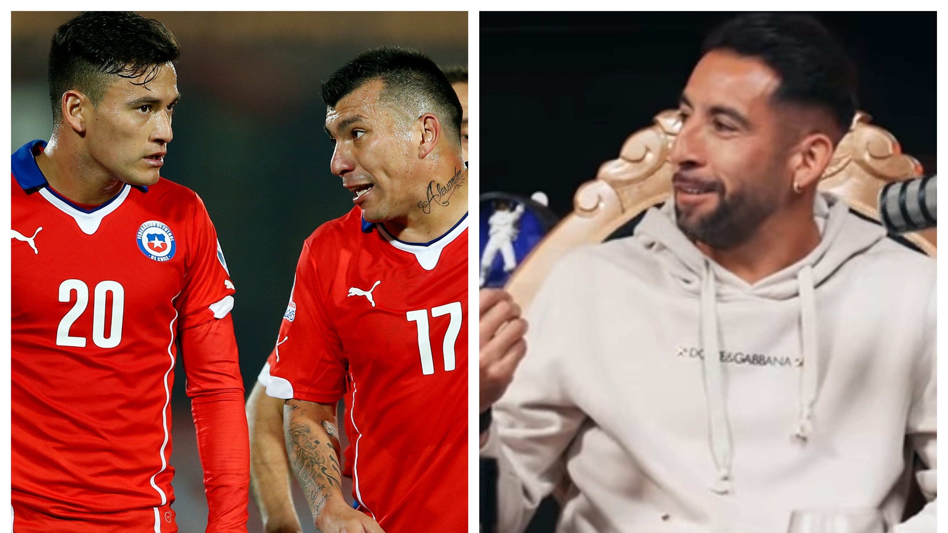 El actual defensor de Colo Colo contó varias anécdotas de los futbolistas de la Generación Dorada en el primer episodio del podcast de Arturo Vidal.