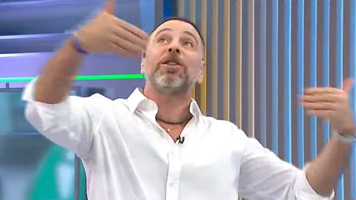 El conductor del matinal de Mega, José Antonio Neme.