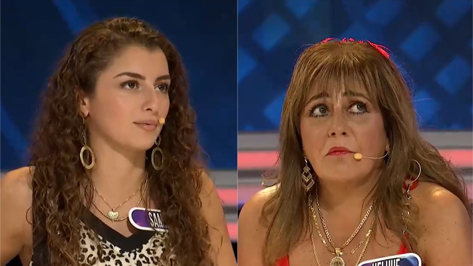 Helhue Sukni y su hija menor, Samia | Captura: Canal 13