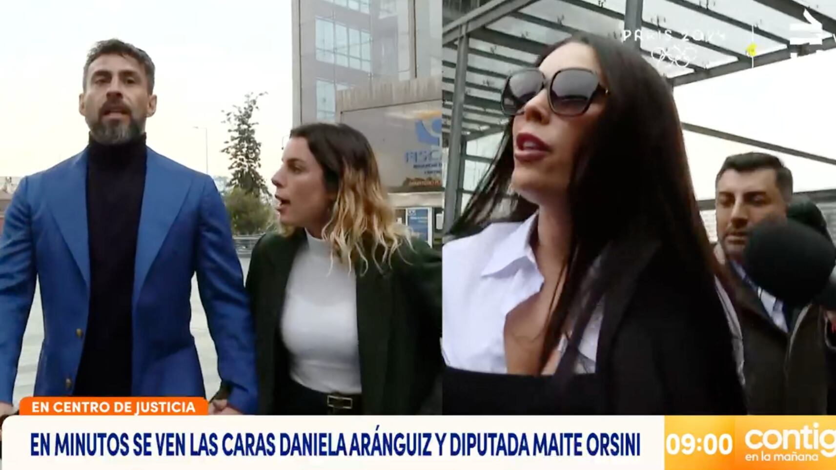 Maite Orsini antes del juicio contra Daniela Aránguiz