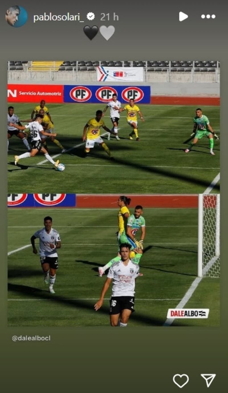 El delantero transandino aseguró que nunca olvidará su paso por Colo Colo.