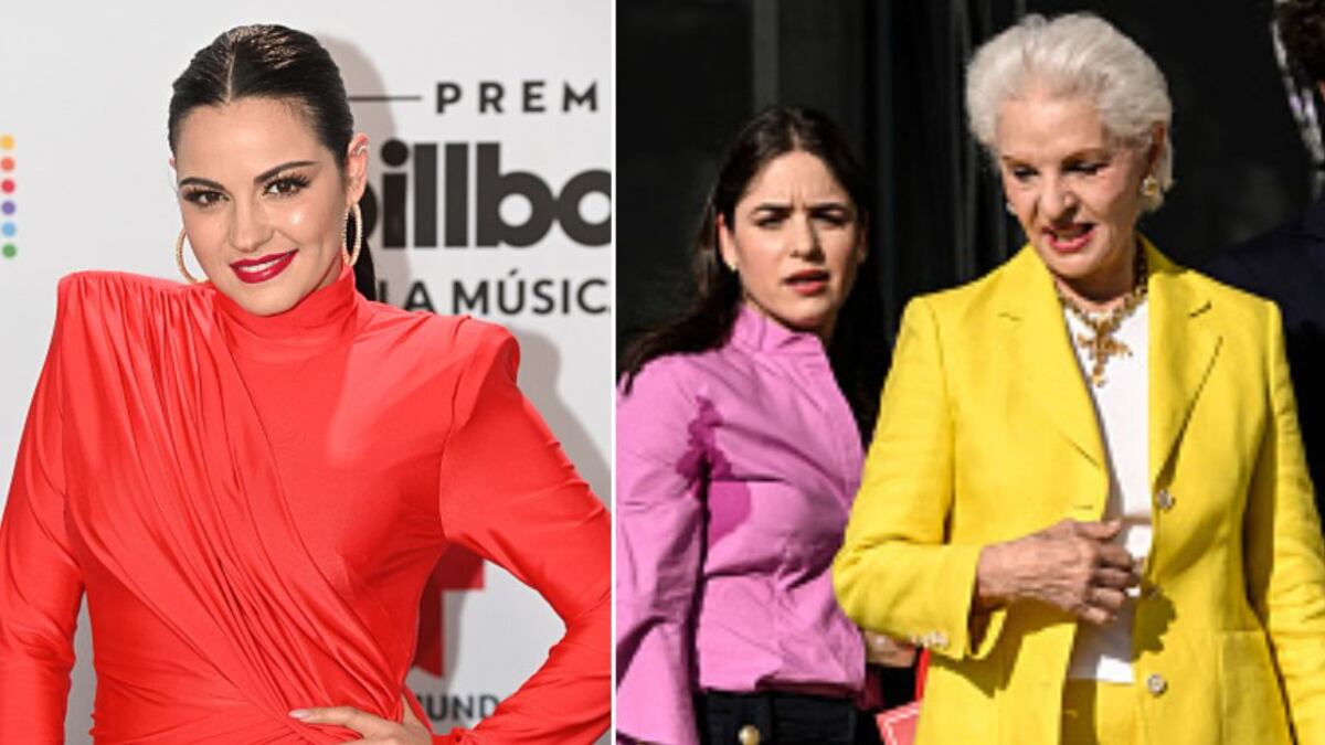 Maite Perroni rompe reglas de Carolina Herrera con ‘el peor calzado’ para combinar blazer en bautizo de Lía