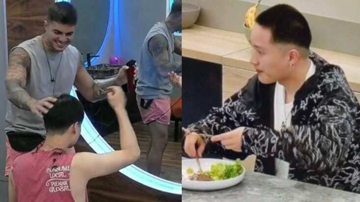 Seguidores de Gran Hermano exigen sanción para Manuel por cortarle mal el pelo a Yuhui