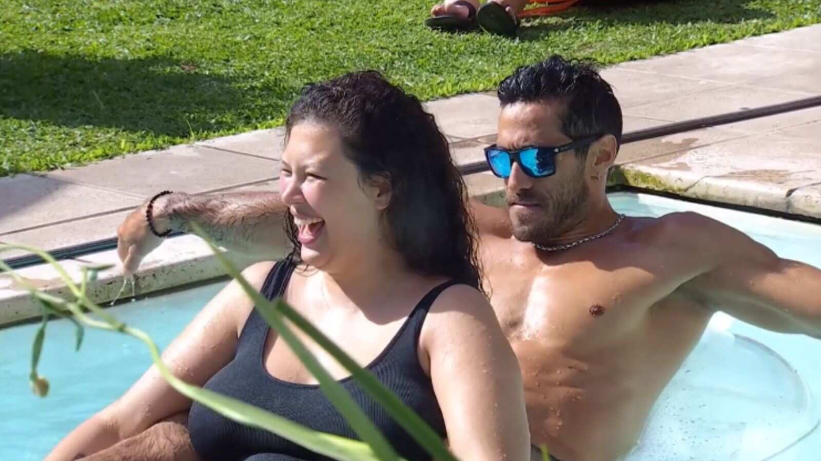 Michelle Carvalho y Pedro Astorga