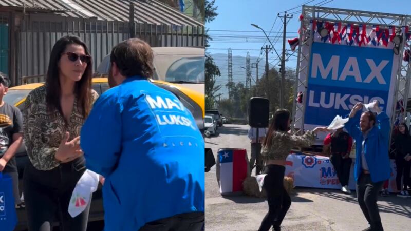 “Déjame que te llame, la consentida”: Loreto Aravena y Max Luksic sorprendieron con pie de cueca en Huechuraba