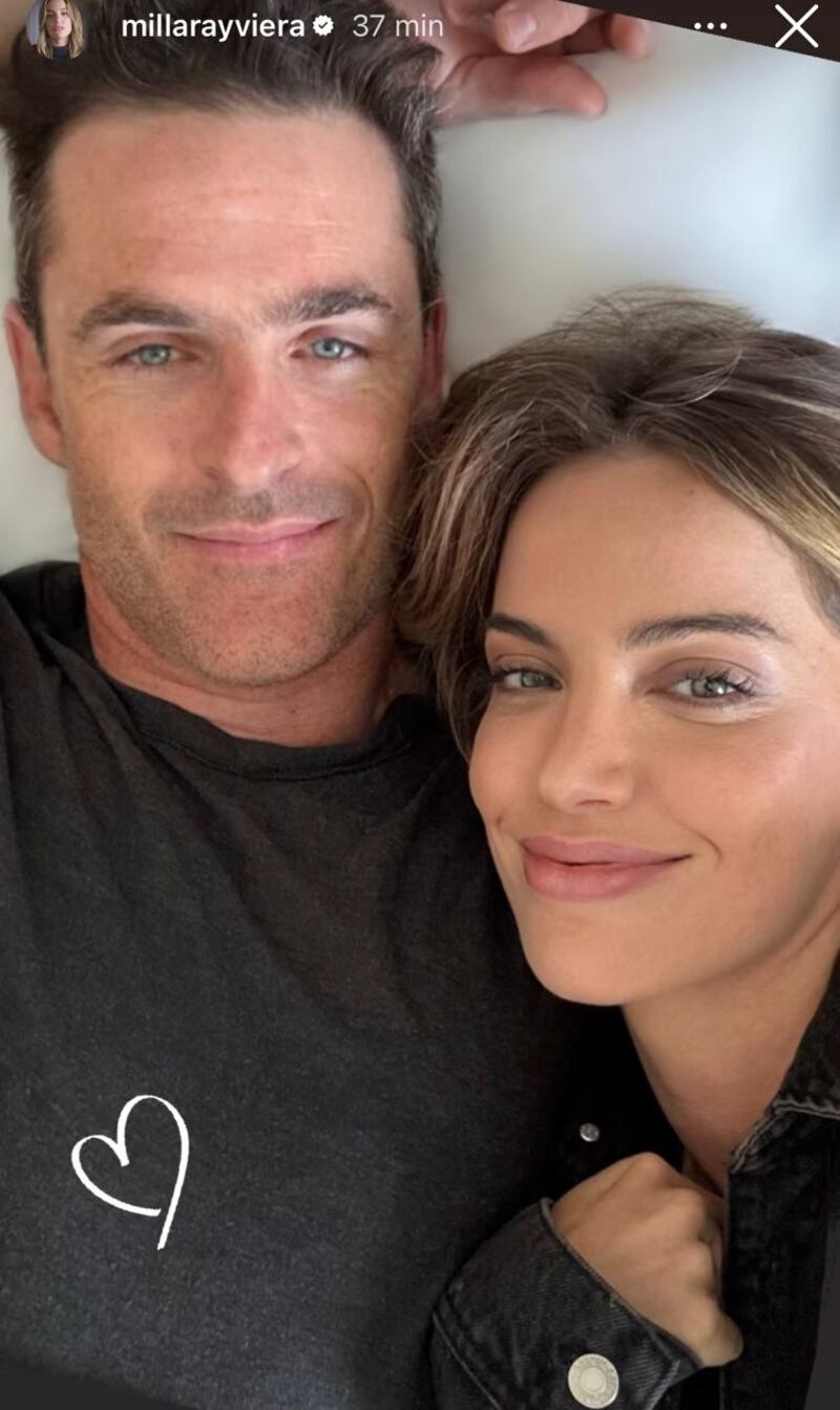 Millaray Viera compartió romántica fotografía junto al empresario Jorge Matte