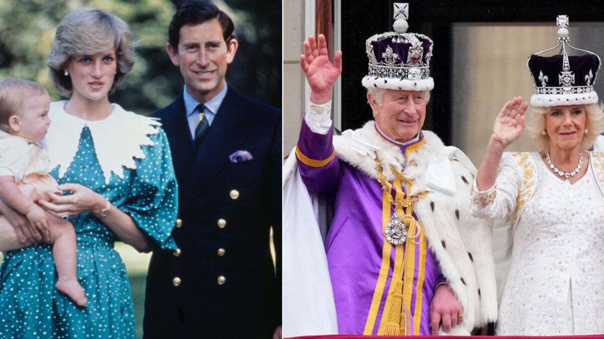 Lady Di / Carlos III / Camila Parker