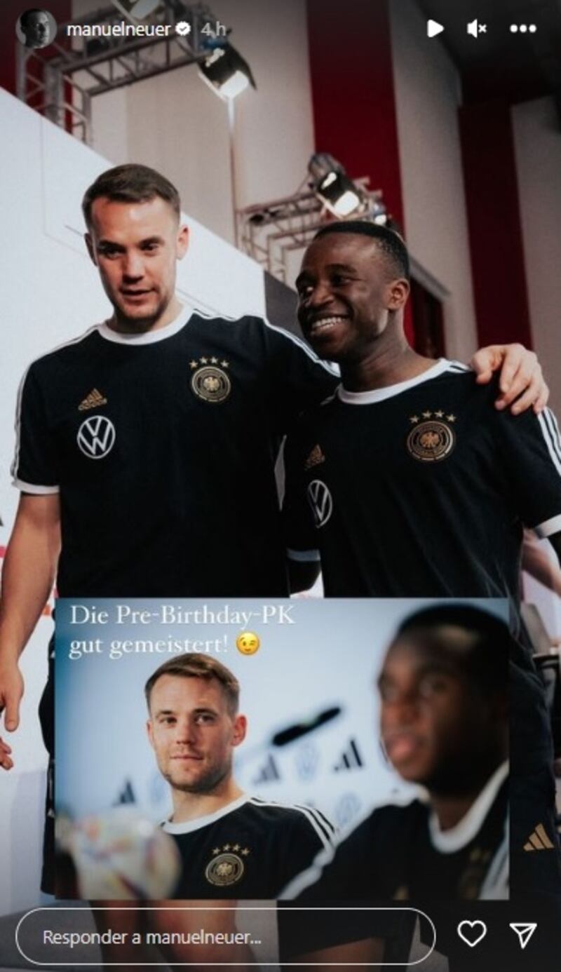 El arquero y capitán de la selección alemana, Manuel Neuer, confirmó que en el debut de su equipo en el mundial de Qatar usará el brazalete con los colores de la comunidad LGBTQ+.