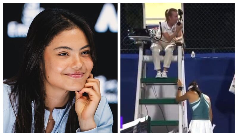 Tenista británica Emma Raducanu rompió en llanto en abierto de Dubái tras ver a su acosador en la primera fila de su partido en torneo de la WTA