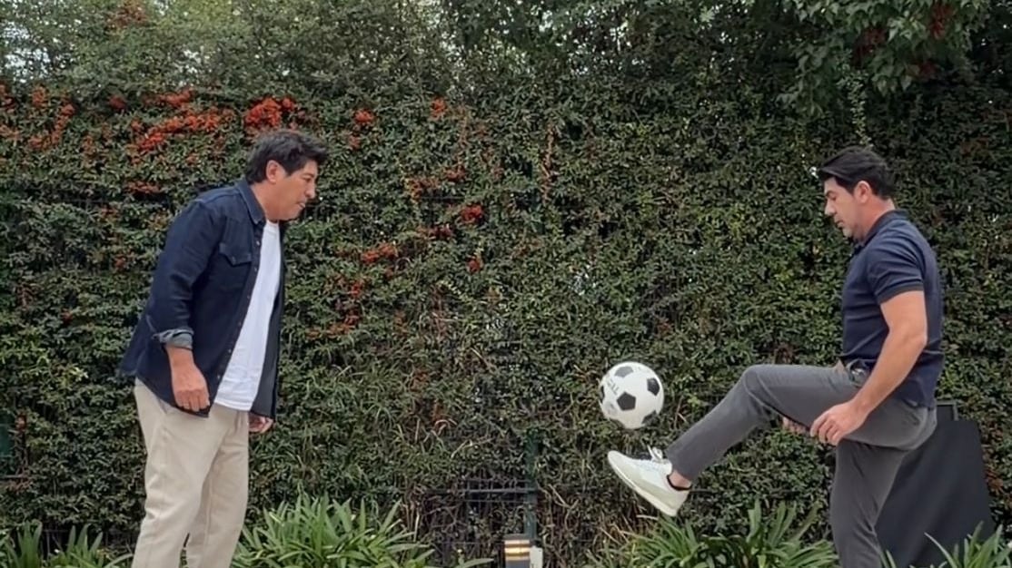 Iván Zamorano y Marcelo Salas se reencontraron en un comercial
