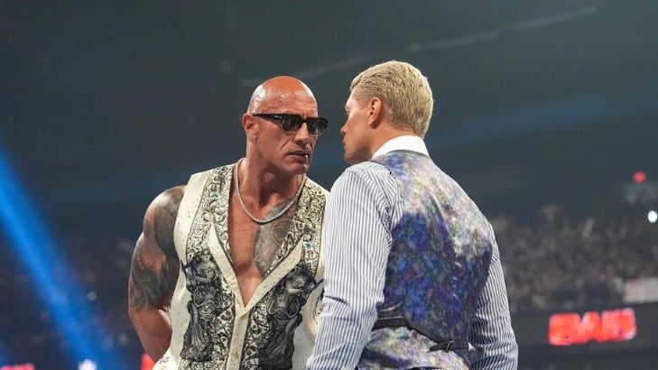 The Rock vs Cody Rhodes