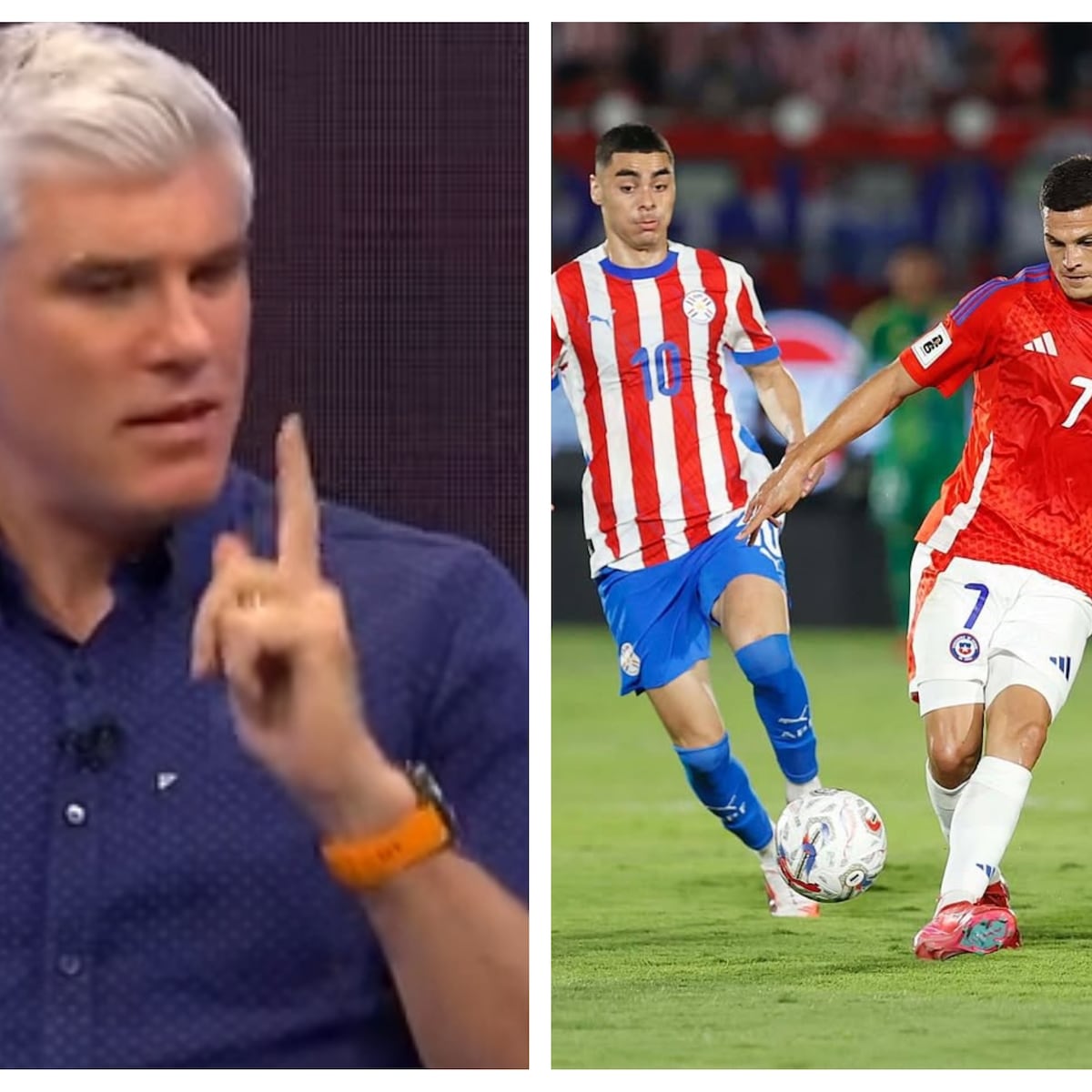 Manuel de Tezanos arremete contra jugador chileno tras derrota ante Paraguay Manuel de Tezanos arremete contra jugador chileno tras derrota ante Paraguay