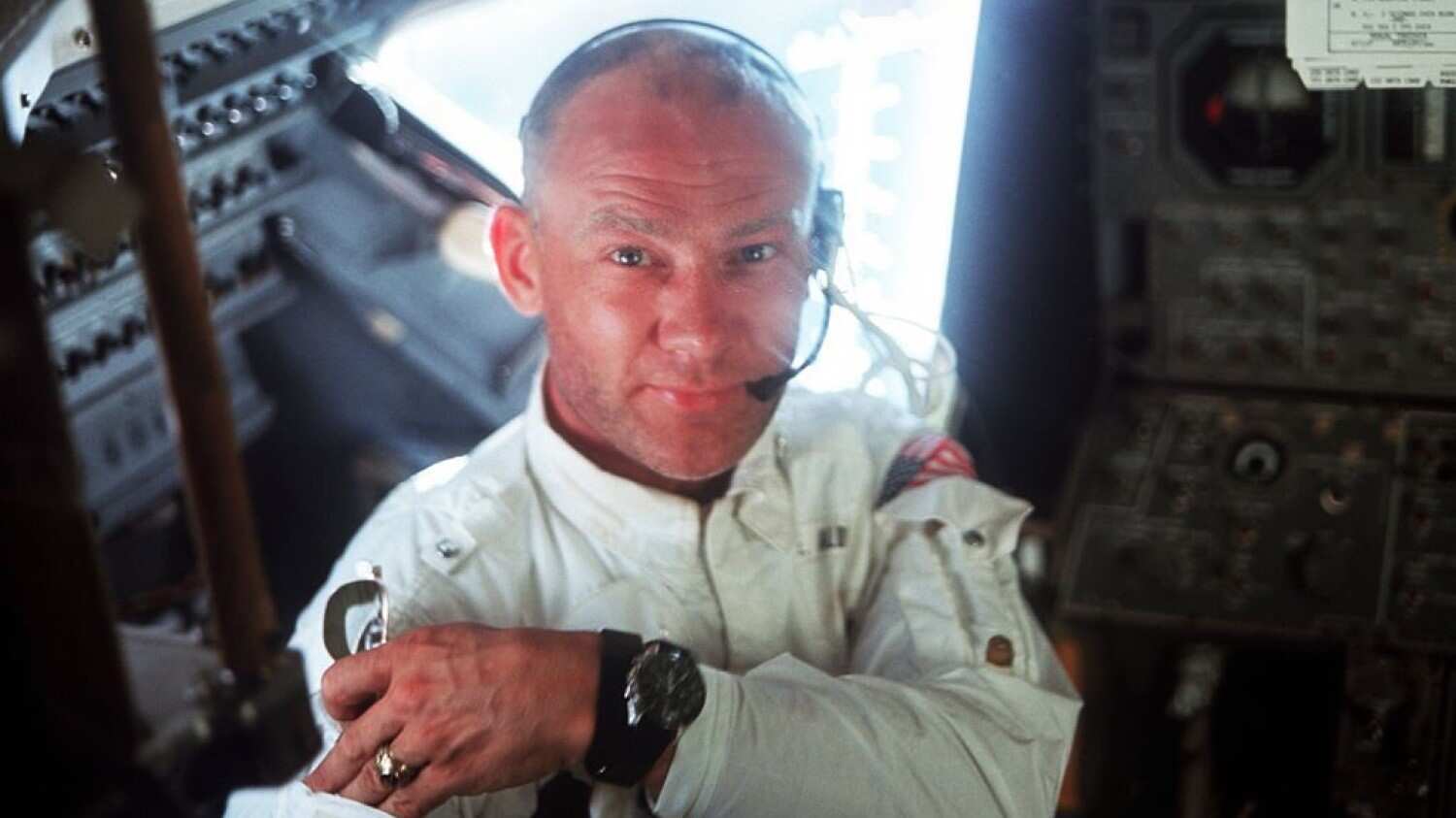 Foto del segundo hombre sobre la Luna