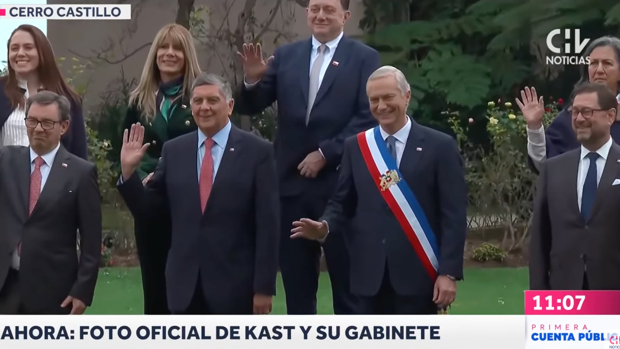 El Presidente Kast posó para la fotografía oficial en Cerro Castillo