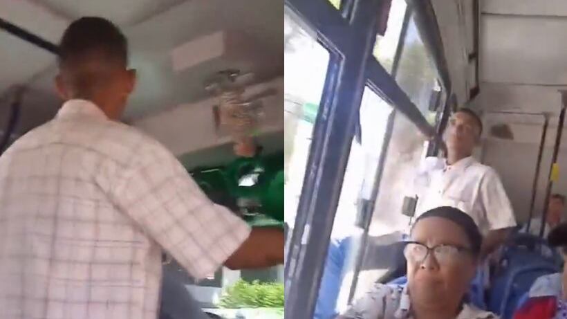 Terror en bus de Barranquilla: falso pastor causó caos, intentó agredir al conductor y se lanzó por la ventana
