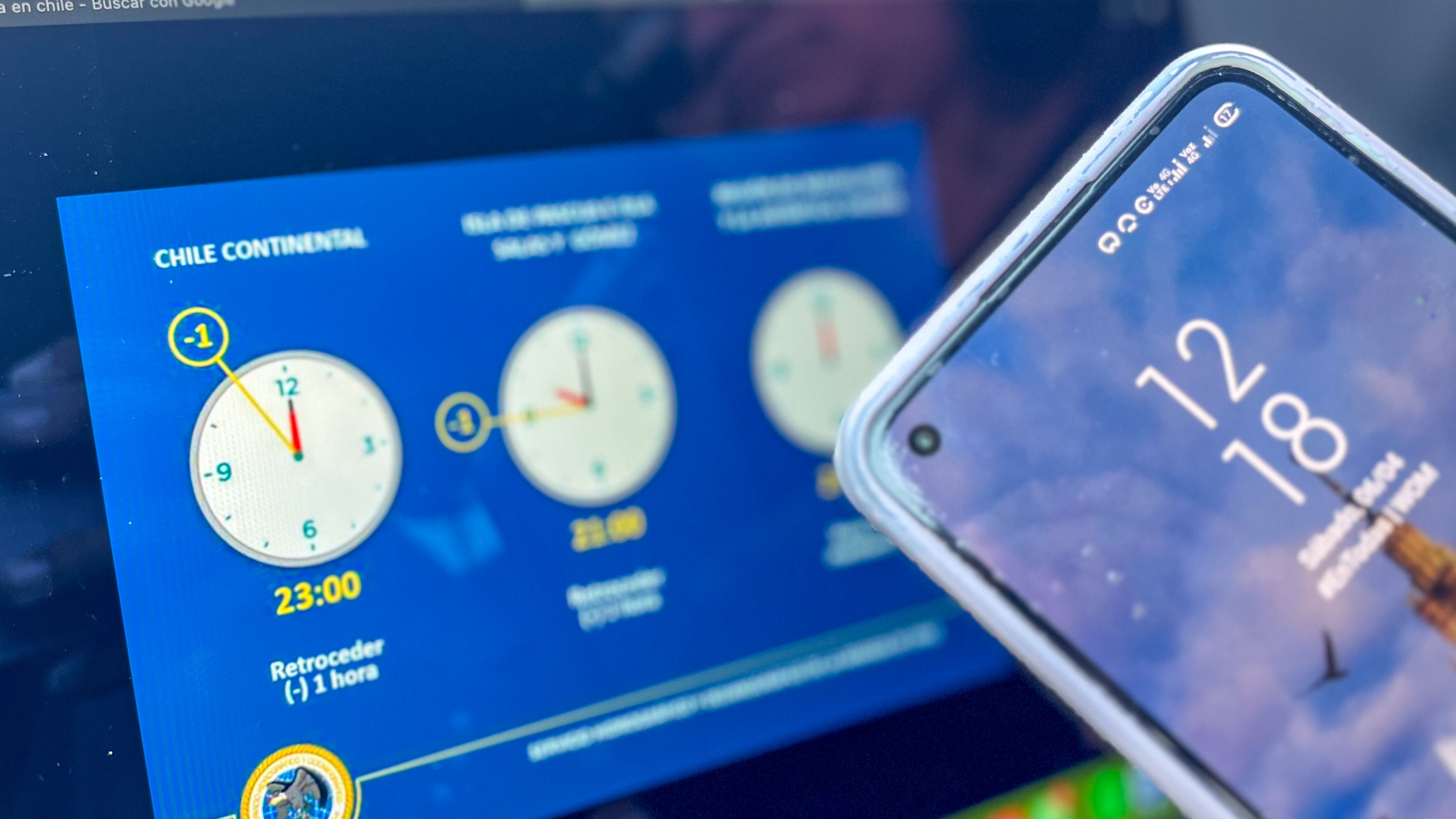 Cambio de hora en Chile