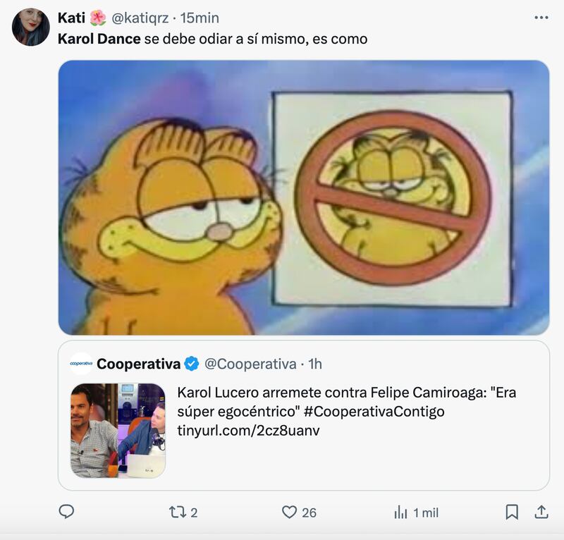 Comentarios sobre Karol Lucero | Captura: X