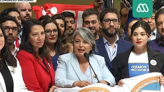 Jeannete Jara habla de la votación favorable al proyecto de ley de las 40 horas de trabajo semanal.