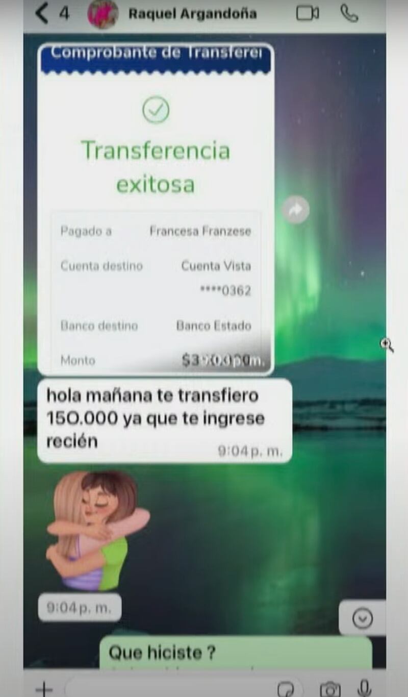 Conversación de Francesca Franzese con Raquel Argandoña | Captura: Zona Latina