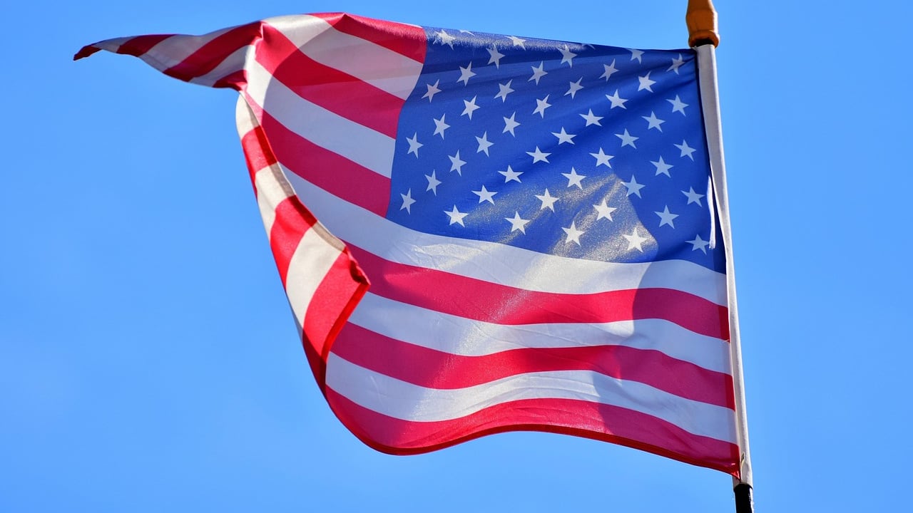 Bandera Estados Unidos | Fuente: Pixabay @Ralphs_Fotos