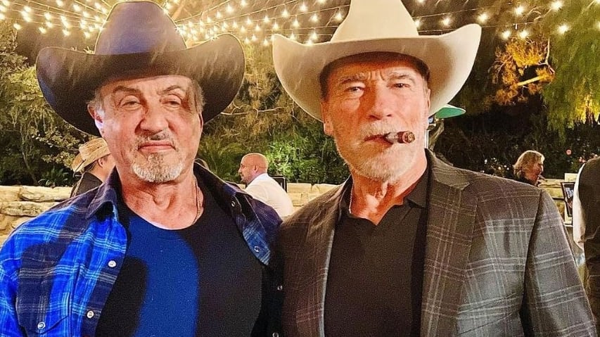 Sylvester Stallone y Arnold Schwarzenegger ahora son grandes amigos.