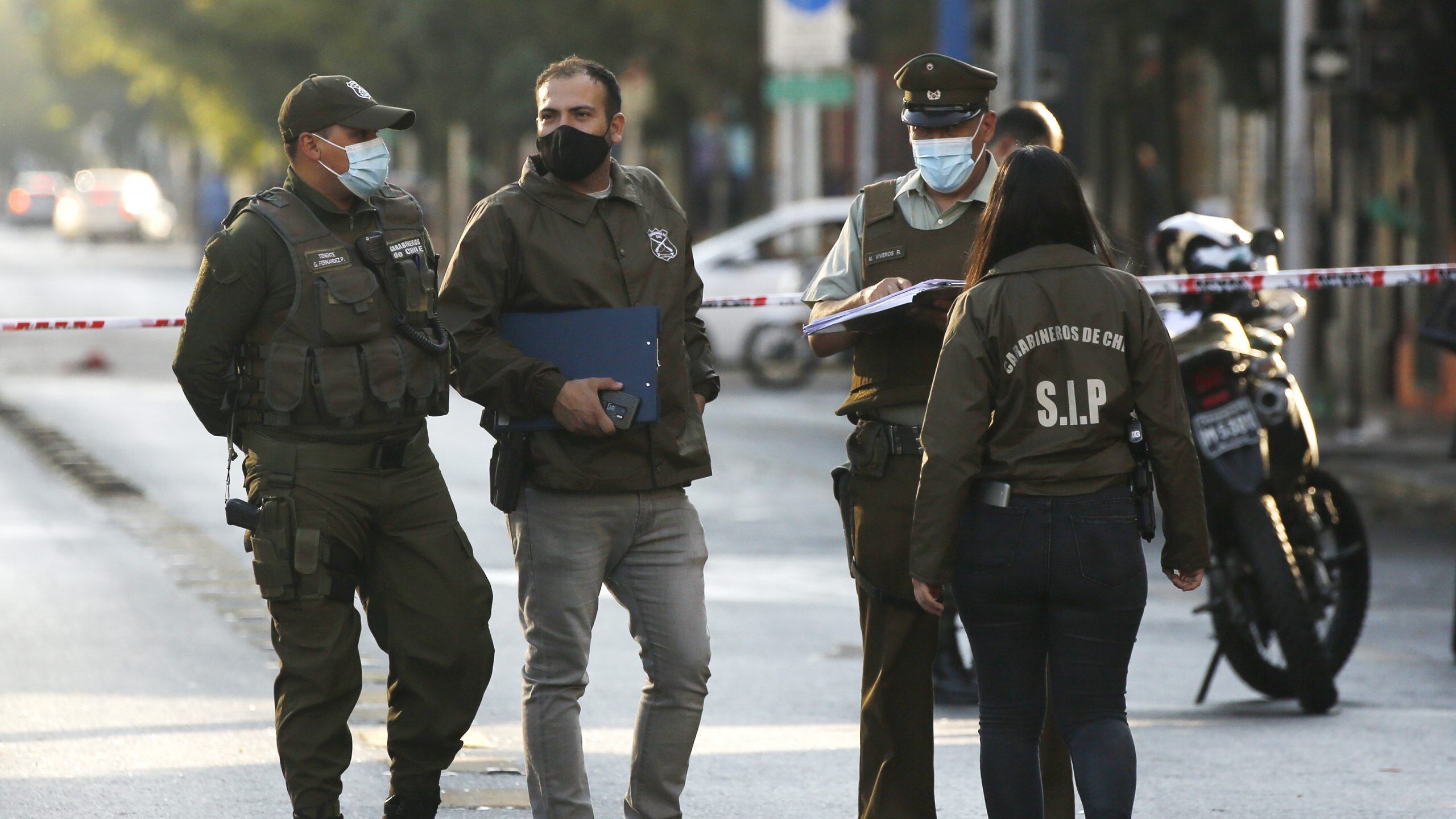 Choque policñia