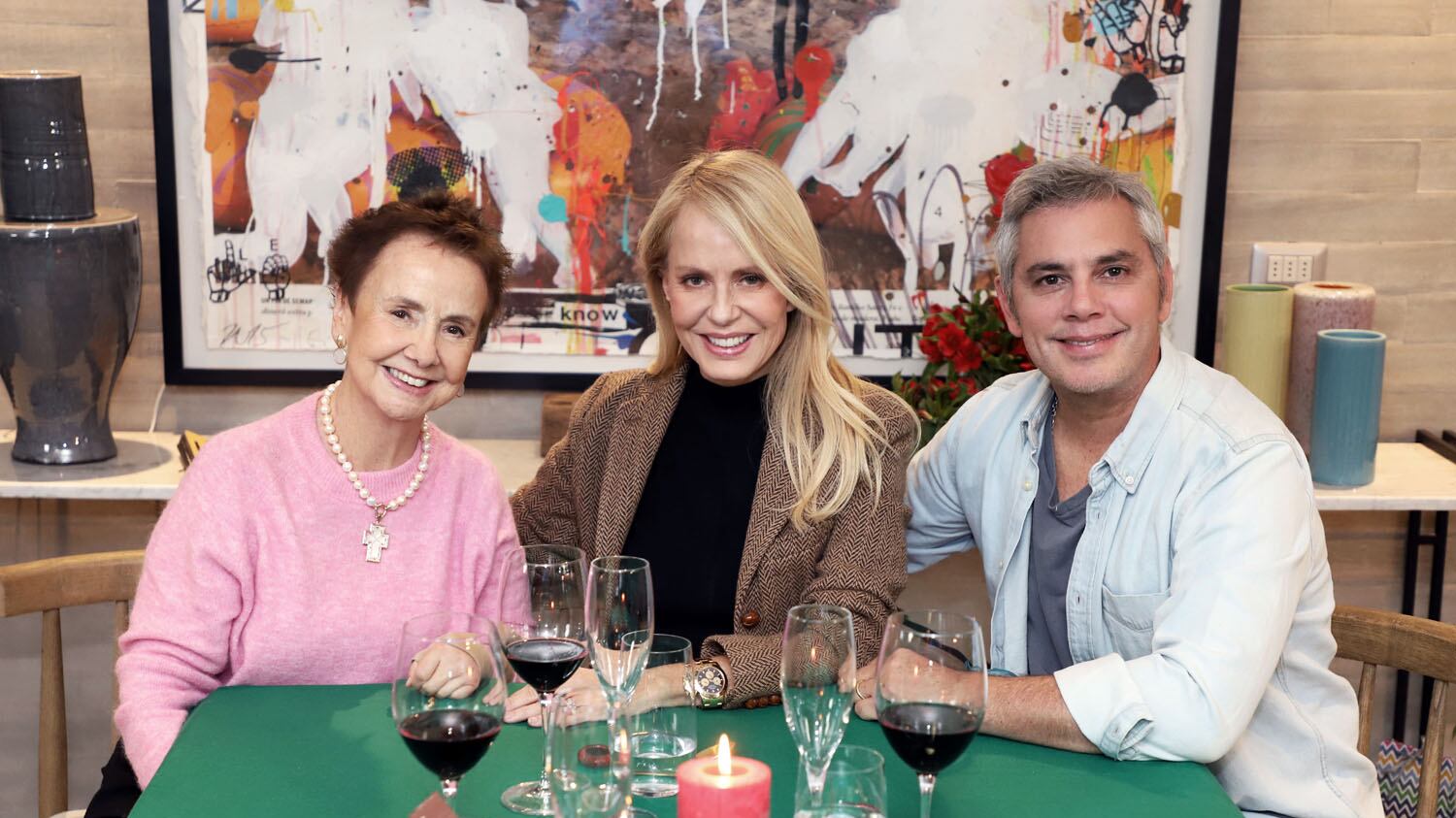 Cecilia Bolocco y José Miguel Viñuela en Todo por Ti - Fuente: Canal 13