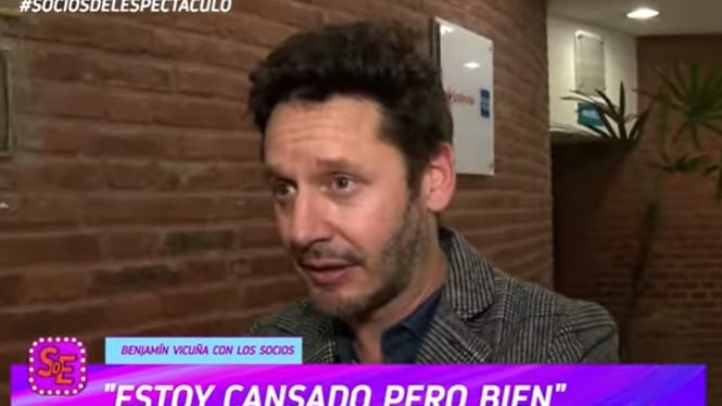 El actor chileno regresó a Argentina luego de permanecer algunos días en Chile por el delicado estado de salud de su padre.