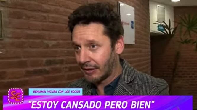 El actor chileno regresó a Argentina luego de permanecer algunos días en Chile por el delicado estado de salud de su padre.