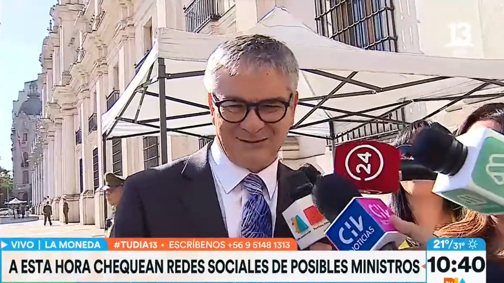 ministro de Hacienda, Mario Marcel | Captura: Twitter