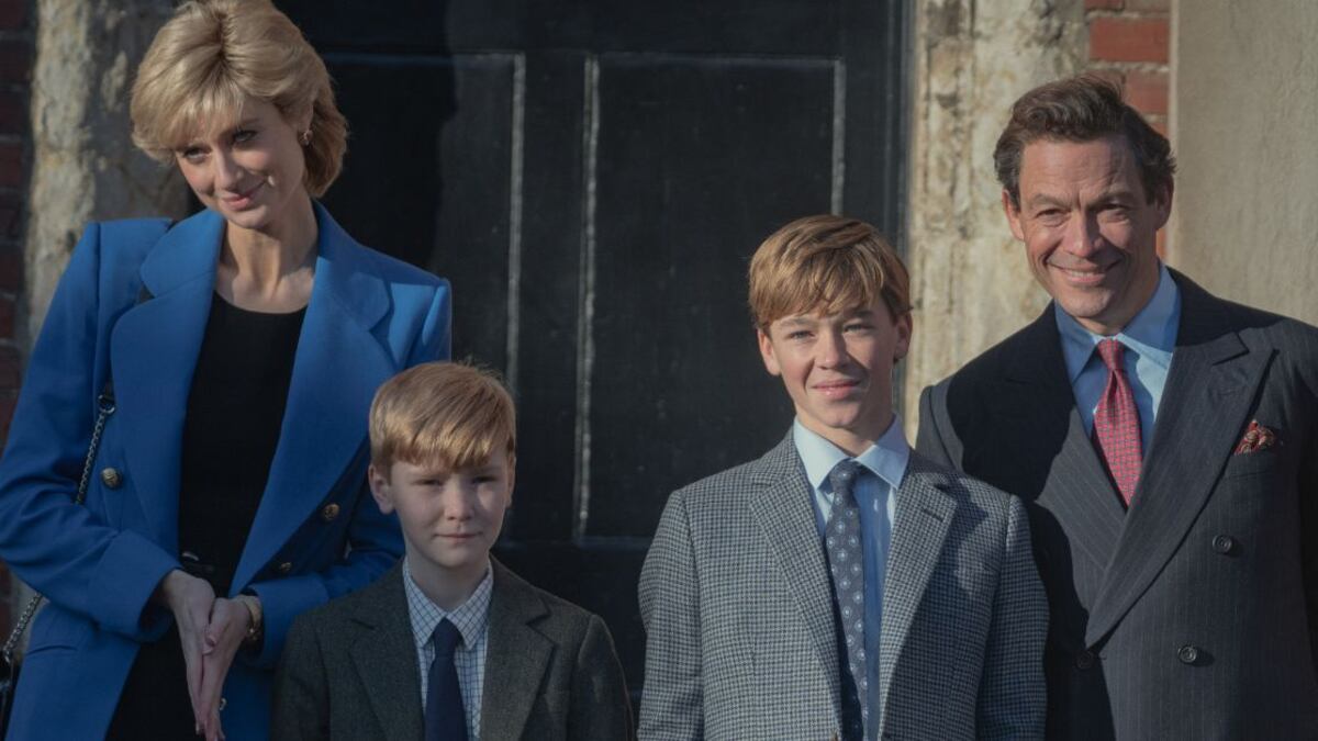 Escenas de la quinta temporada de la serie 'The Crown'