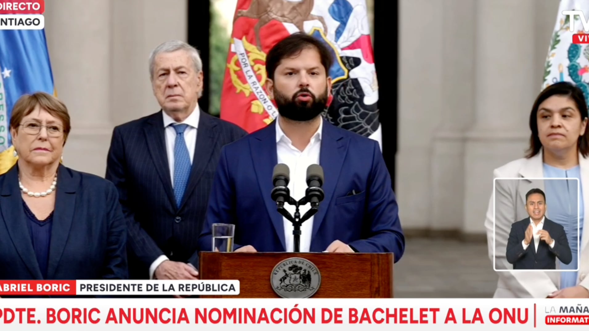 Chile presentará este lunes la candidatura de Bachelet a la ONU, con el respaldo de Brasil y México