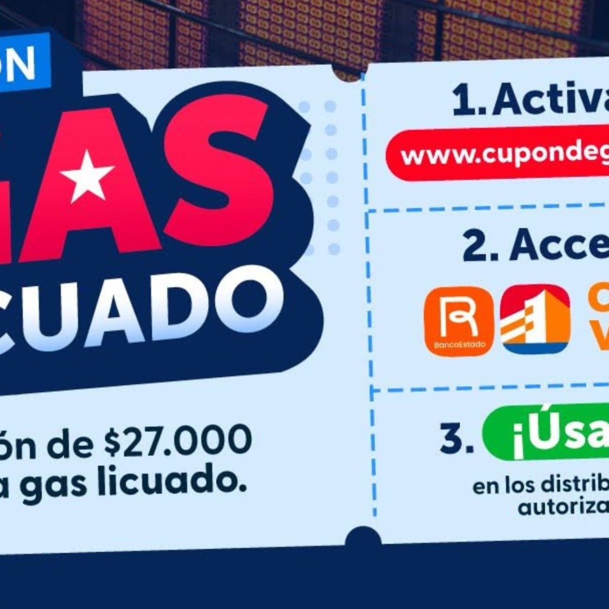 Irregularidades en venta de cupones de gas: Gobierno descarta denuncias Irregularidades en venta de cupones de gas: Gobierno descarta denuncias